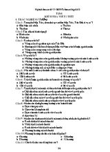 Giáo án Địa lý Lớp 6 - Tiết 8 Kiểm tra viết 1 tiết - Năm học 2019-2020